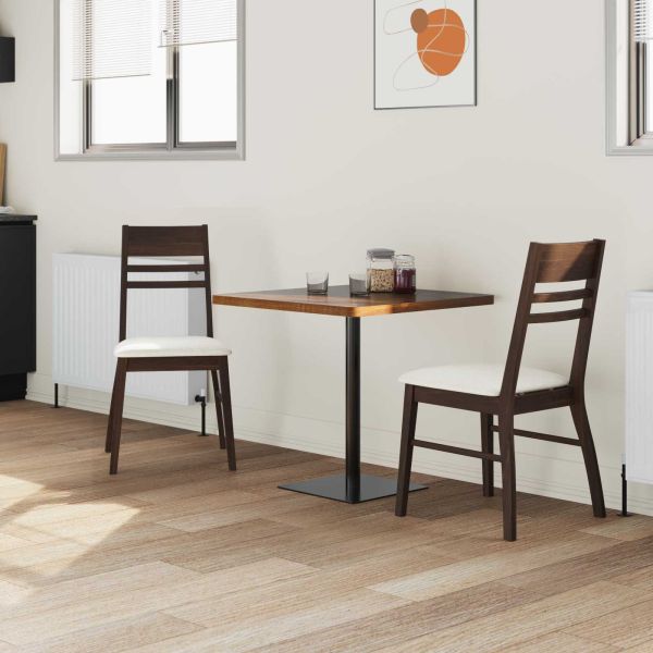 Обедени столове 2 pcs Светло кафяво 43 x 54 x 89 см