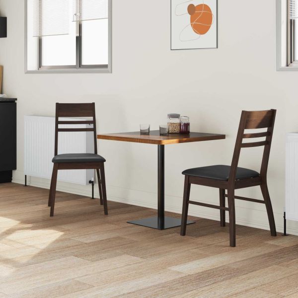 Обедени столове 2 pcs Светло кафяво 43 x 54 x 89 см