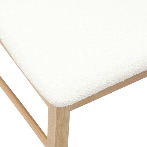 Обедени столове 2 pcs Естествен 43 x 54 x 89 см