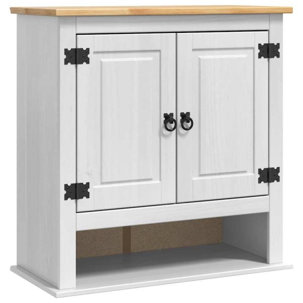 Висящ шкаф Corona Бяло 70 x 33 x 71,5 см Солидно борово дърво