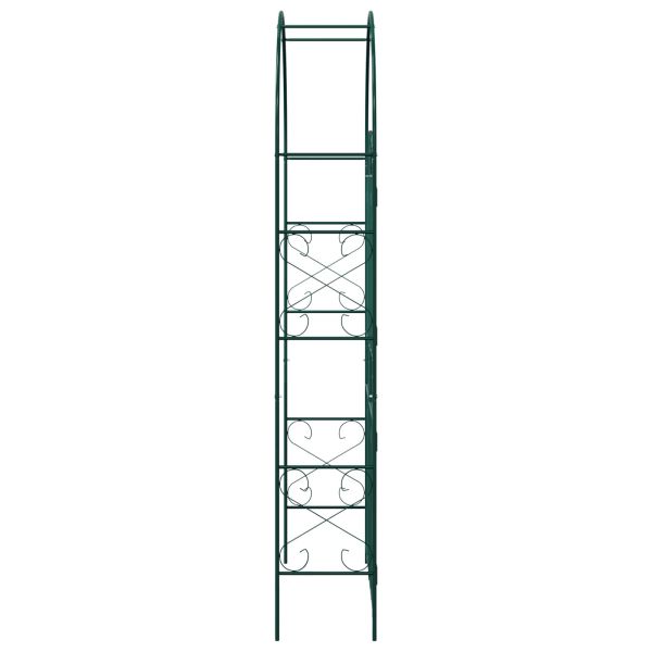 Градинска арка Едноцветен Зелен 115 x 37 x 226 см