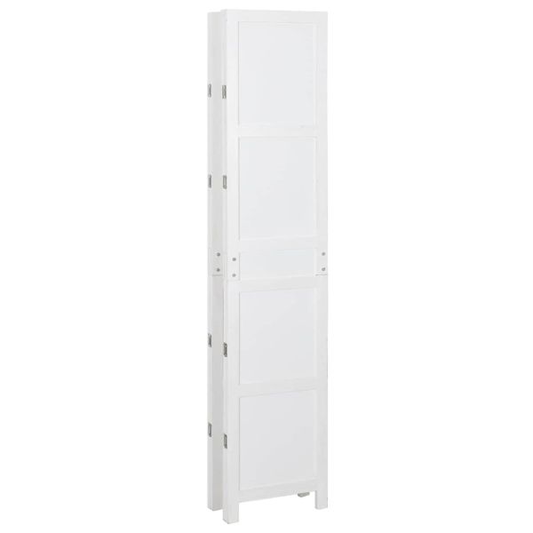 Ромdivider панел Бяло 141,5 x 165 см МДФ