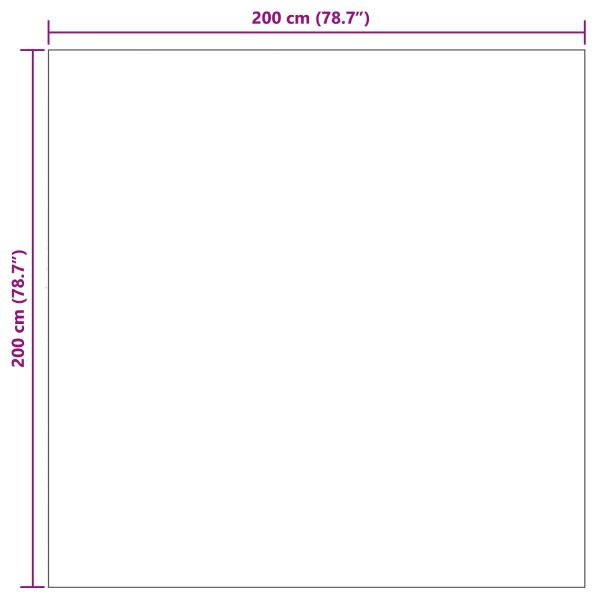 Килими за помещение Муаре AGIRA Естествен 200 x 200 cm
