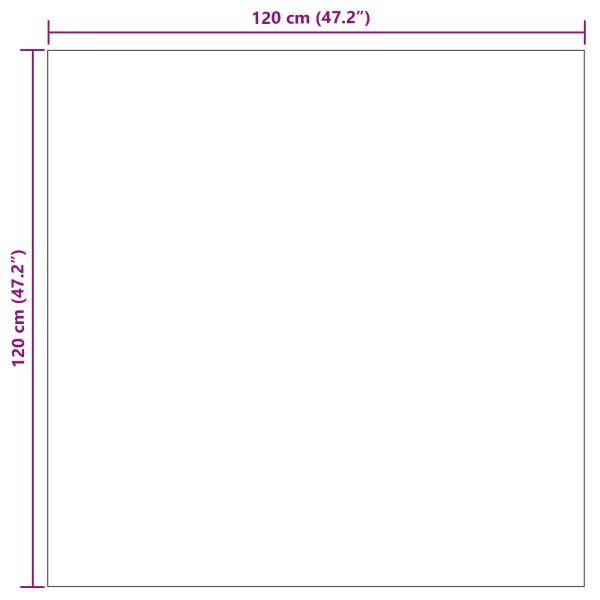 Килими за помещение Квадратна GALATI Крем 120 x 120 cm