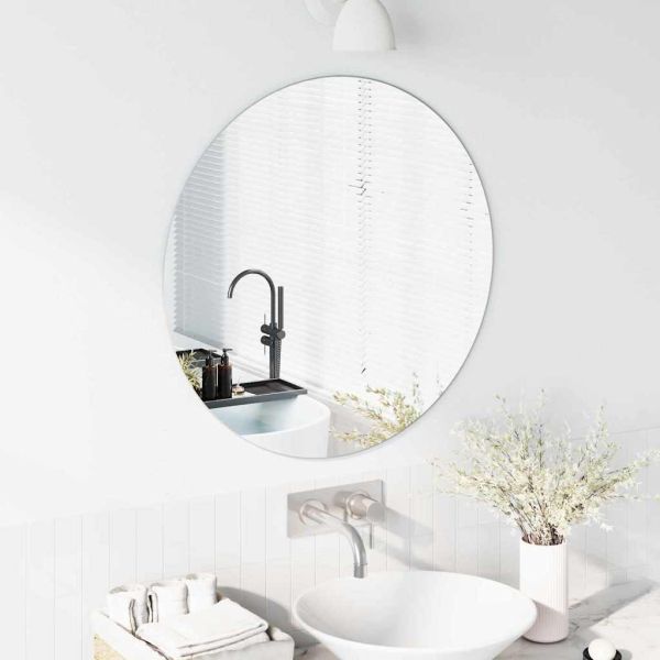 Стенни огледала Кръгла Ø 70 cm закалено стъкло