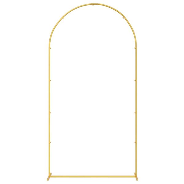 Сватбена арка Златист 100 x 39 x 200 см Стомана