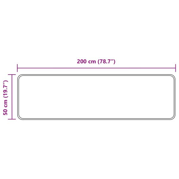 Каса за килим MARSA Жълто 50 x 200 см Полиестер и PVC