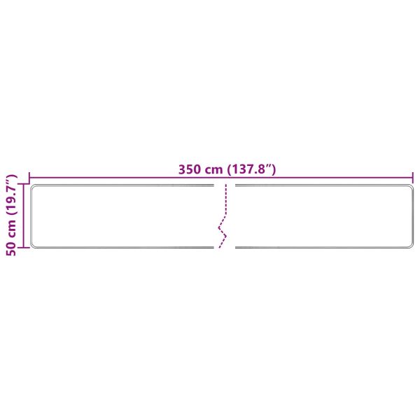 Каса за килим MARSA Многоцветен 50 x 350 см Полиестер и PVC