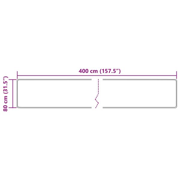 Каса за килим MARSA Многоцветен 80 x 400 см Полиестер и PVC