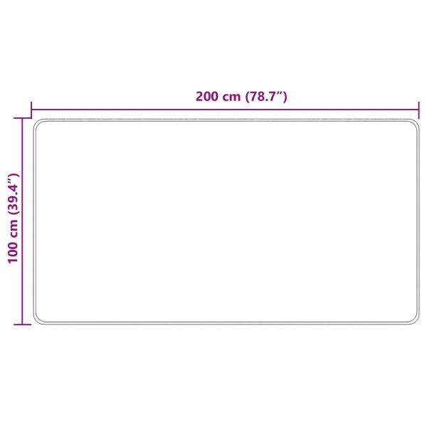 Каса за килим MARSA Многоцветен 100 x 200 cm Полиестер и PVC