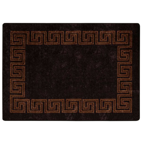 Каса за килим MARSA Черен 100 x 150 cm Полиестер и PVC