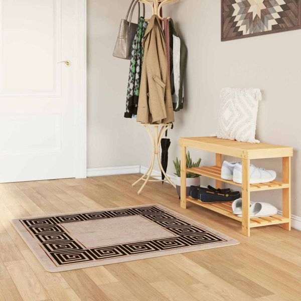 Каса за килим MARSA Черен 100 x 100 cm Полиестер и PVC