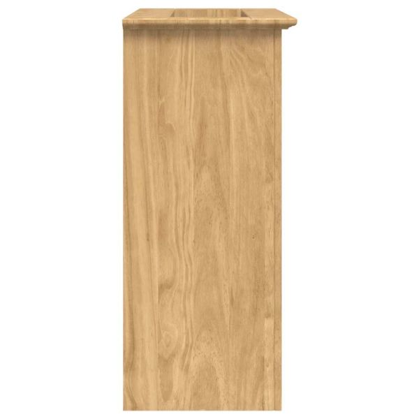 Шкаф за баня BODO Меден кафяв 70 x 35 x 80 см Инженерно дърво