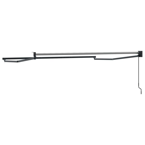 Ръчна разтегателна рамка за сенник Антрацит 3 x 2 m Алуминий