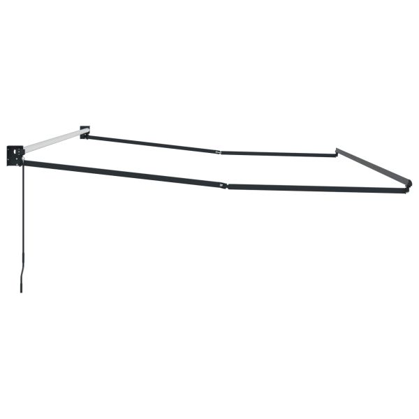 Ръчна разтегателна рамка за сенник Антрацит 4 x 2 m Алуминий