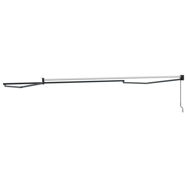 Ръчна разтегателна рамка за сенник Антрацит 4 x 2 m Алуминий