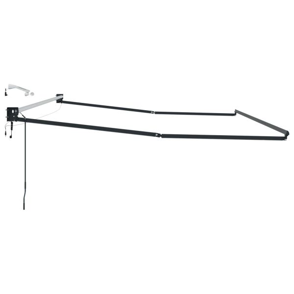 Електрическа разтегателна рамка за сенник Антрацит 4,5 × 3 m
