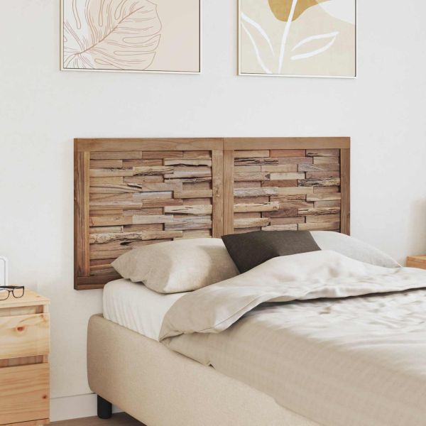 Облегалка за глава Естествен 120 cm Солидно тиково дърво