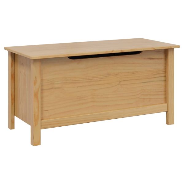 Кутия за съхранение HILL Меден кафяв 90 x 40 x 45 cm