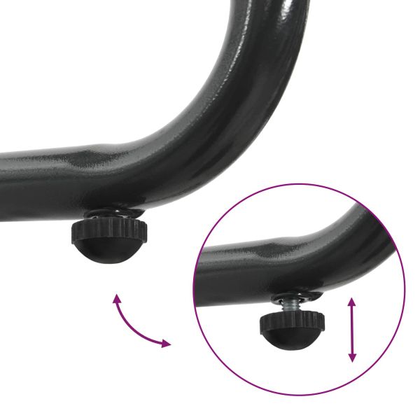 Градински столове 2 pcs Черен 48 x 55 x 89,5 см Ратан