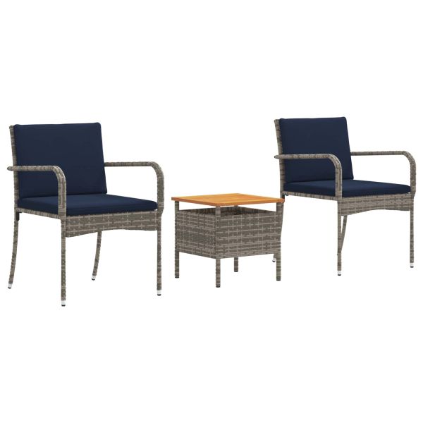 Градински комплект с възглавница стомана