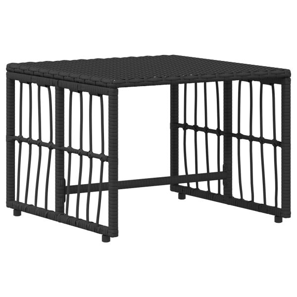 Комплект за външни мебели 5 pcs Черно и тъмно сиво