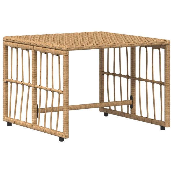 Комплект за външни мебели 5 pcs Естествено и кремаво бяло