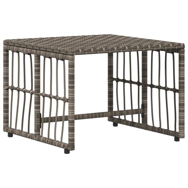 Комплект за външни мебели 5 pcs Черно и тъмно сиво