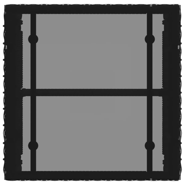 Комплект за външни мебели 7 pcs Сив и тъмен сив полиратан