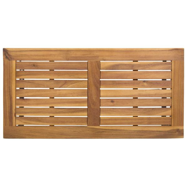 Маса за открито Черен и кафяв 80 x 40 x 40 cm полиратан