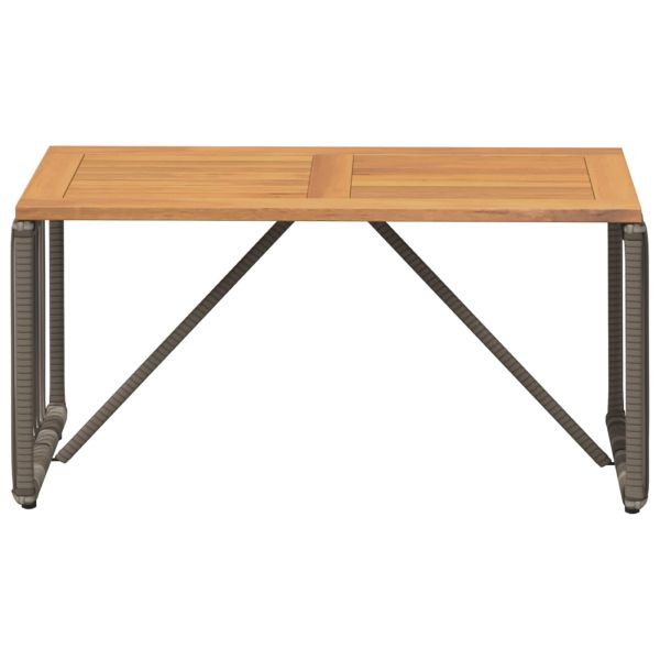 Маса за открито Сив и кафяв 80 x 40 x 40 cm полиратан