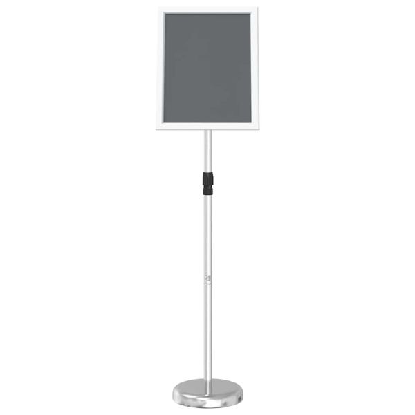 Стендове за търговски прояви Сребрист 30 x 25 x 128 см Алуминий