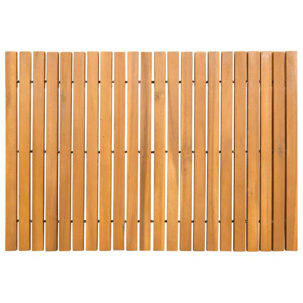 Постелка за баня Кафяво 60 x 40 cm Солидно акациево дърво