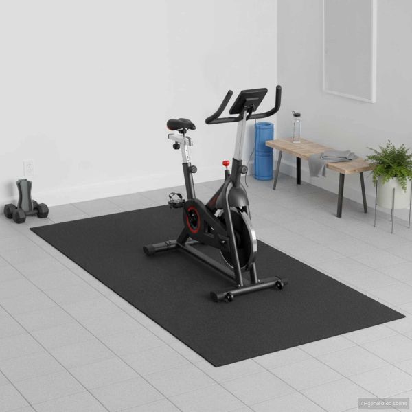 Мат за спортна защита Черен 150 x 75 x 0,6 см Високоплътен PVC
