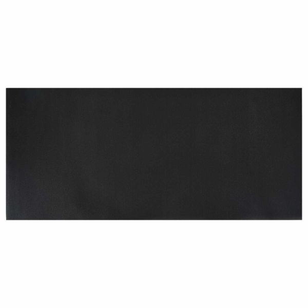 Мат за спортна защита Черен 180 x 75 x 0,6 см Високоплътен PVC