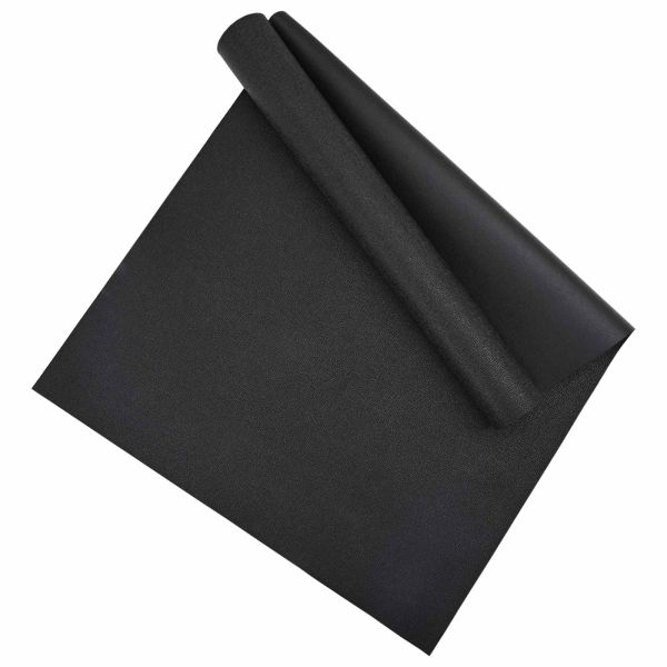 Мат за спортна защита Черен 200 x 90 x 0,6 см Високоплътен PVC