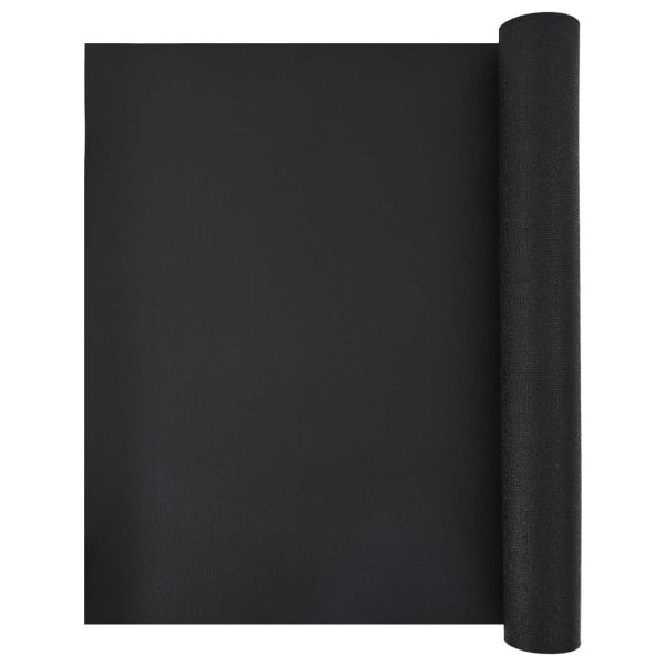 Мат за спортна защита Черен 200 x 90 x 0,6 см Високоплътен PVC