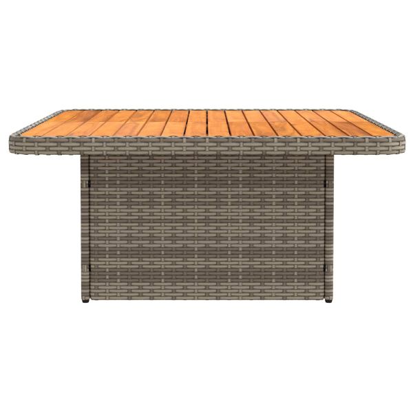 Диван с подлакътници за градина с подвижна маса 2 Брой ПЕ ратан