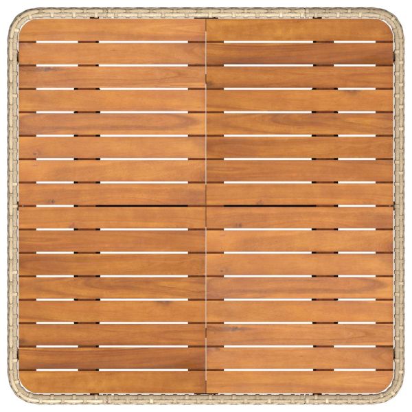 Диван с подлакътници за градина с подвижна маса 2 Брой ПЕ ратан