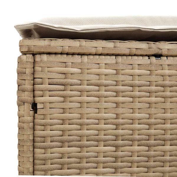 Табуретка за градина 2 Брой Бежов и кремав 38 x 38 x 45 cm