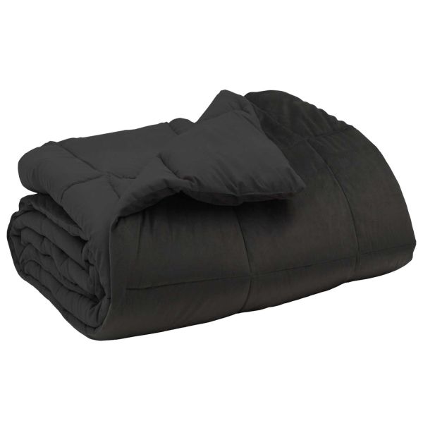 Зимен юрган Патичено Антрацит 240 х 260 см Микрофибър