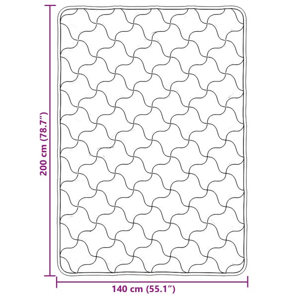 Летен юрган Светлосиво 140 x 220 cm Микрофибър и тедди флийс