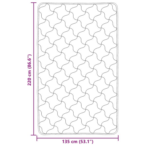 Пълно годишно юрганче Патичено Светлосиво 135 x 200 cm