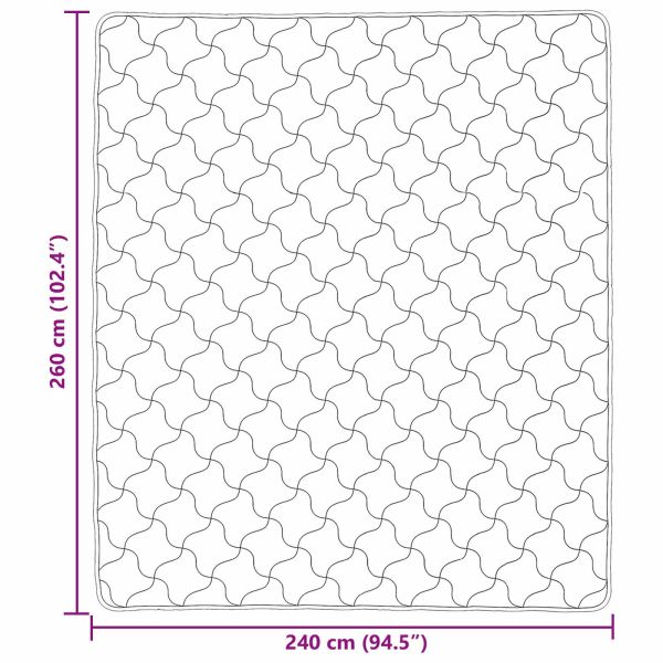 Зимен юрган Розово 240 х 260 см Микрофибър и тедди флийс