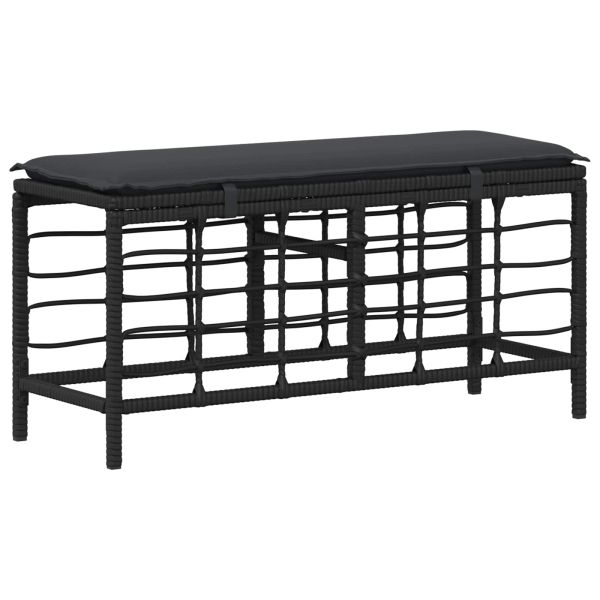 Комплект за хранене в градината с възглавница 3 pcs Черен и Сив