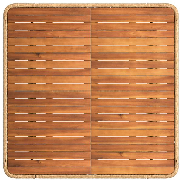 Комплект за хранене в градината 3 pcs Натурален и бял