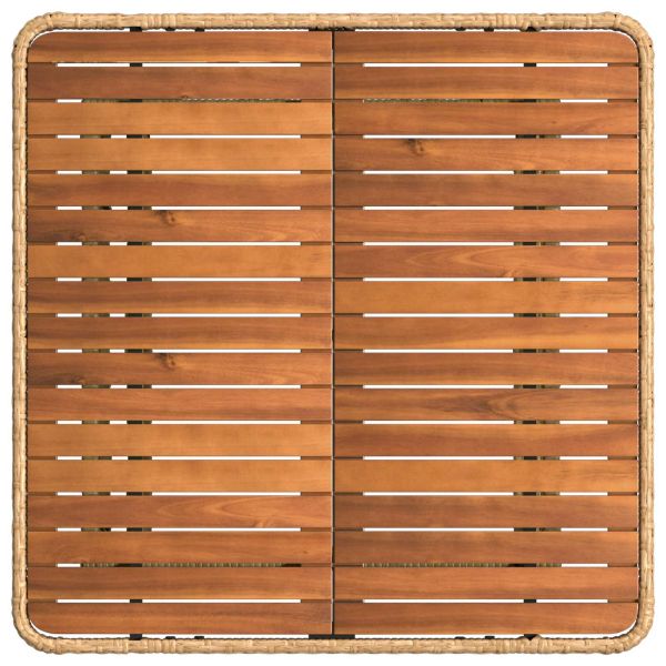 Комплект за хранене в градината 3 pcs Натурален и бял