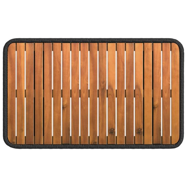 Комплект за хранене в градината с възглавница 3 pcs Черен и Сив