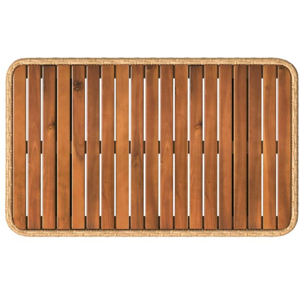 Комплект за хранене в градината 3 pcs Натурален и бял