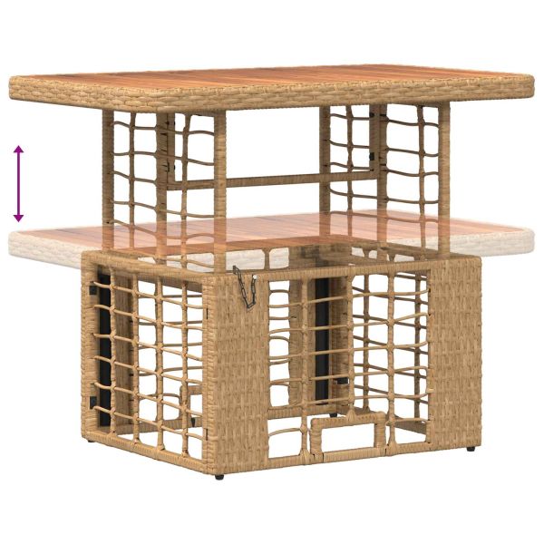 Комплект за хранене в градината 3 pcs Натурален и бял